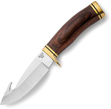 Buck Outdoormesser Zipper mit Cocobolo-Holzgriff Jagd, blau, M, 286911