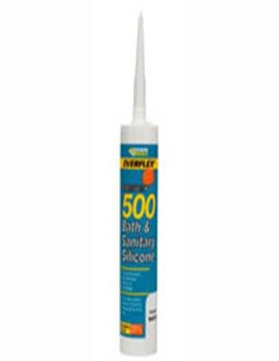 Ever Build Premium+ 500 Bath and Sanitary White Silicone