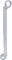 KS Tools 517.0814 CLASSIC Doppel-Ringschlüssel, gekröpft, 19x22mm