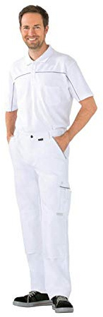 Planam Bundhose, Arbeitshose Canvas 320 48 Weiss