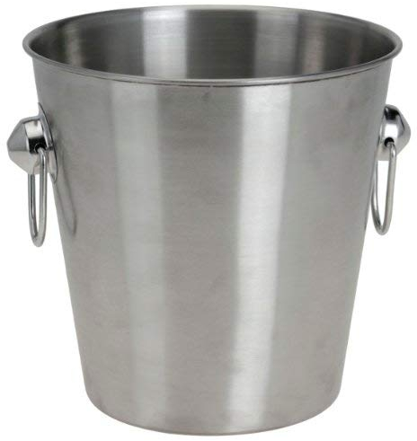 Spetebo Edelstahl Flaschenkühler 20,5 cm - Ideal zur Kühlung von Sekt oder Spirituosen