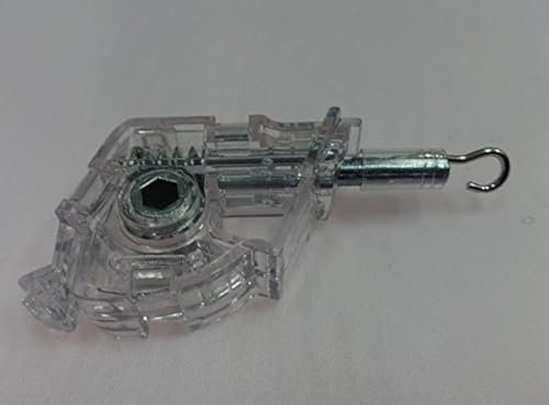 Amazing Drapery Hardware Heavy Duty Low Profile Universal Wand Tilter For 2 Horizontal Blinds, Hex Gear/Hook Connection (2 Qty)