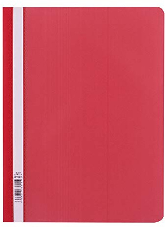 D.RECT Schnellhefter PP A4 ohne Perforation Rot