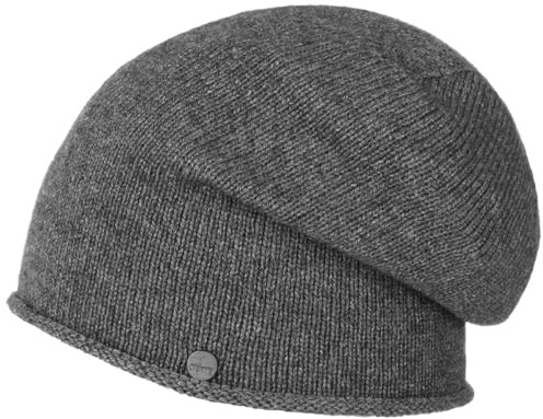 LIERYS Merino Kaschmir Beanie Oversize Made in Germany Damen und Herren Herbst Winter