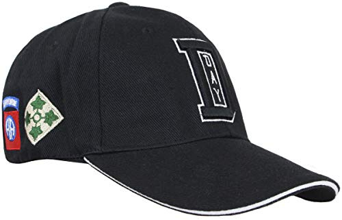 D-Day Baseballkappe, Schwarz