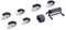 AltruPrint 4600-RK-DLX-AP Deluxe Roller Kit for HP Color LaserJet 4610/4650/4600 & Canon imageCLASS C2500 includes Rollers for Tray 1/2/3/4