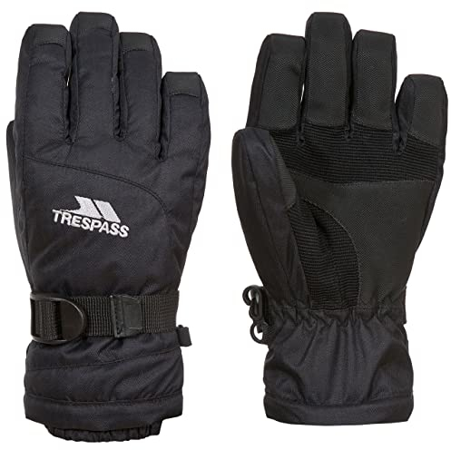 Trespass Kinder Handschuhe Simms, wasserfest (98-104) (Schwarz)