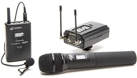 Azden 330LH UHF On-Camera Hand-Held & Body-Pack System Professional, Handy, Black, (AZD330LH)