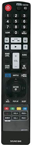 ALLIMITY AKB73775701 Remote Control Replaced for LG Soundbar NB3730A NB3730A-NB NB3732A NB3740A S33A1-D
