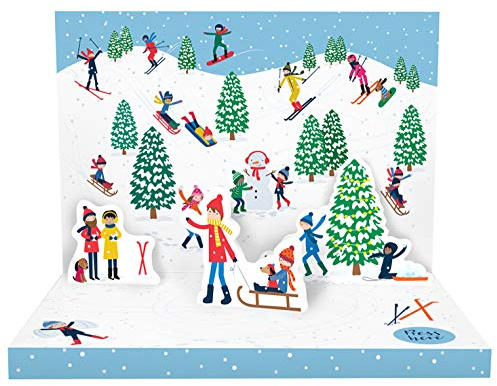 Music Box Card Let It Snow Novelty Dancing Musical Christmas Card MUS-29-CD
