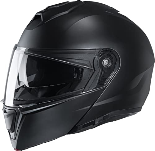 Motorradhelm HJC i90 SEMI MAT Schwarz/SEMI FLAT BLACK, Schwarz, XL