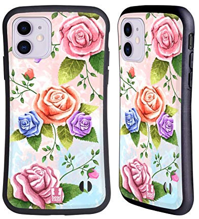 Head Case Designs Rose Florals Organique Coque Hybride Compatible avec Apple iPhone 11