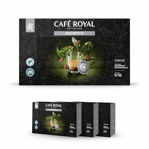 Café en Dosettes - Café Royal Pro | 3 x 50 - Compatibles avec les Machines à café Nespresso®* Professional - Saveur Ristretto