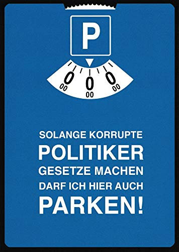 Tushita Postkarte Sprüche & Humor Solange korrupte Politiker Gesetze machen ...