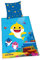 Herding Baby Shark Bettwäsche-Set, Cotton, blau, 80 x 80 cm, 135 x 200 cm
