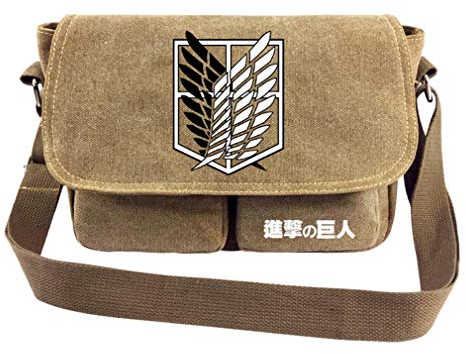 WANHONGYUE Anime Kleine Umhängetaschen Leinwand Kuriertasche Mini Schultertasche Messenger Bag Geldbörse 2