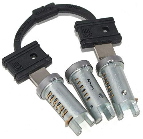 AEspares Vespa PX T5 LML - Caja de herramientas de dirección y barril de bloqueo de asiento (3 unidades, con 2 llaves)