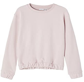 NAME IT Mädchen Nkftulena Ls Unb Noos Sweatshirt, Violet Ice, 98 EU
