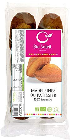 Bio Soleil - Spécialité De Madeleines 100% Épeautre X8 - Unité