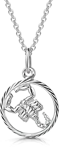 Xaana Anhänger Sternzeichen Skorpion inkl. Kette 42/45 cm 925er Sterlingsilber AMZ0523