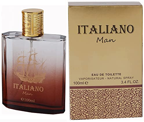 Modaleo Genuine Fragrance Range for Men's and Women's Unisex Toilette, Eau De Perfume Spray after Shave (ITALIANO-MAN Eau de Men's Toilette Spray 100ml)
