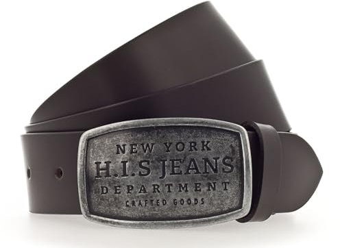 H.I.S 40 Mm Ledergürtel Mit Galvanikfreier Schließe klassische Gürtel