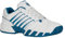 K-Swiss Herren Bigshot Light 4 Tennis Shoe Tennisschuh, Brilliant White/Celestial/Scuba Blue, 44 EU