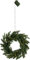 EGLO LED Weihnachtskranz mit Dämmerungssensor, Kranz Weihnachten beleuchtet, Adventskranz in Tannengrün für innen und außen, warmweiß, batteriebetrieben, Ø 45 cm, IP44