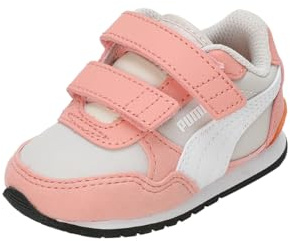 PUMA Unisex Baby ST Runner V3 NL V INF Sneaker, Alpine Snow White-Poppy PINK, 23 EU