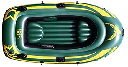 Angelboot, Schlauchboot, Kajak, Schlauchboot mit Rudern für 3 Personen, Schlauchboote für Erwachsene, Schlauchboote zum Angeln
