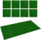 Set di 8 Piastrelle Prato 3D Antiscivolo 50x50 cm con Aggancio Rapido - Perfette per Giardini, Piscine e Spazi Esterni