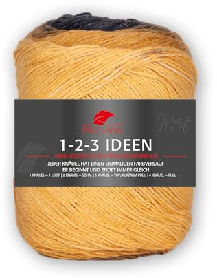 Pro Lana 1-2-3 Ideen 22 - gelb/blau