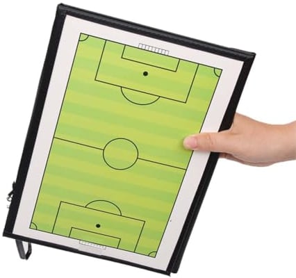 Ezweiji Taktiktafel Fußball, Coaches Taktiktafel Taktikboard Basketball Taktikboard Volleyball mit Marker Stift und Magneten für die Schulung und Spielanalyse
