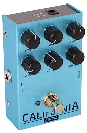 E-Gitarren-Effekte E-Gitarren-Effekte Antriebspedal Gitarren-Reverb-Effekte, Gitarren-Reverb-Effekte Metronome Partituren, Songbücher und Liedtexte Musikinstrument (AN 32 Hellblau)