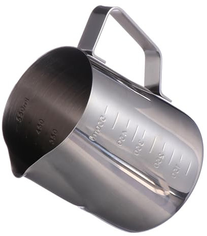 Edelstahl Messbecher mit Griff 550ml, Skala für Küche und Backen