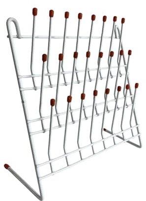 Generic Labor Ablauf Halter Tropf Ständer Abtropffläche Regal Lagerung Regal für Labor Küche Flasche, 24 Bit