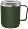 KeepCup Taza de campamento, reutilizable, apilable, aislada, de acero inoxidable con tapa a prueba de salpicaduras, 340 ml, pino