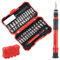 Wiseom 29 Pezzi Coltelli di Precisione, Coltello a Bisturi Premium Set Coltello da Intaglio Artistici Coltelli di Precisione Per Hobby Taglierino di Precisione per Scultura Mestiere Fai da Te(Rosso)