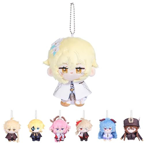 UTIEHD Anime Spielcharakter Rucksackanhänger, Niedlicher 10cm Sammler Schlüsselanhänger, Kompakt für Rucksäcke und Schlüssel (Lumine)