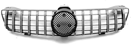 Front Nieren Kühlergrill Grill Für Benz Für CLS-Klasse W219 2005-2008 CLS350 CLS550 CLS63 Für AMG Diamond Für GTR Style Stoßstangengrill Glänzend Schwarze Frontgrills