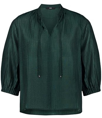 zero Damen Schlupfbluse mit Leoprint