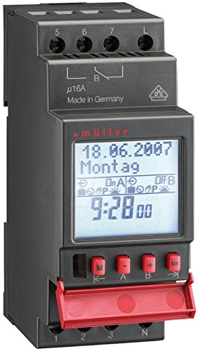 Müller SC 28.11 pro4 24V ACDC Hutschienen-Zeitschaltuhr digital 24 V/DC, 24 V/AC 4000 W