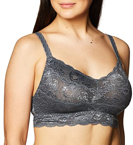 Cosabella Women's NSN Curvy Soft Bra Sweetie, Anthracite, Petite