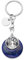 JOVIVI Lapis Lazuli Crystal Gemstone Keyring Silver Tree of Life Crystal Healing Chakra Stone Pendant Keychain DIY Charms ID Tag Key Ring Best Friend Friendship Gifts