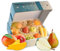 Hansen Obst - Geschenkbox - fruchtige Obst-Box - “Alles Gute” - Präsentkorb - Obst-Geschenkset - gefüllte Obstkiste - Obstbox mit frischem Obst