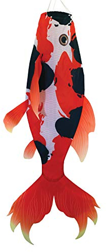 In the Breeze Windsack Fish 48 Inches 48 Red Koi