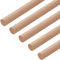 Gedotec Barre ronde en hêtre lisse | Grumes pour artisanat & jardin | Dimensions : 30 x 2000 mm | Baguettes en bois de hêtre | Bois Massif | Barre ronde en bois | Bâtons en bois | 5 Pièces