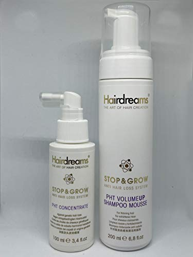 Hairdreams Stop&Grow Concentrate & VolumeUp Shampoo Mousse Set