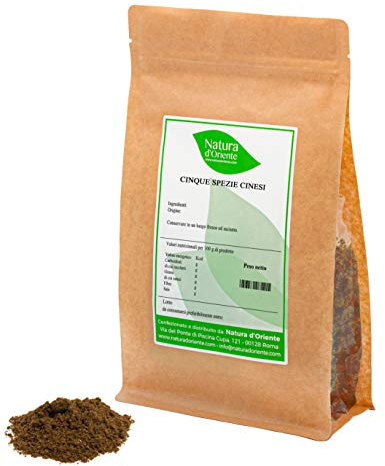 NATURA D'ORIENTE - Cinque Spezie Cinesi 500g – Spezia Orientale per Cucina Asiatica e Piatti Aromatici