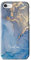 Personalised Watercolour Marble Name with Heart Phone Case for Apple iPhone 7+ / 8+ Plus - 27. Blue